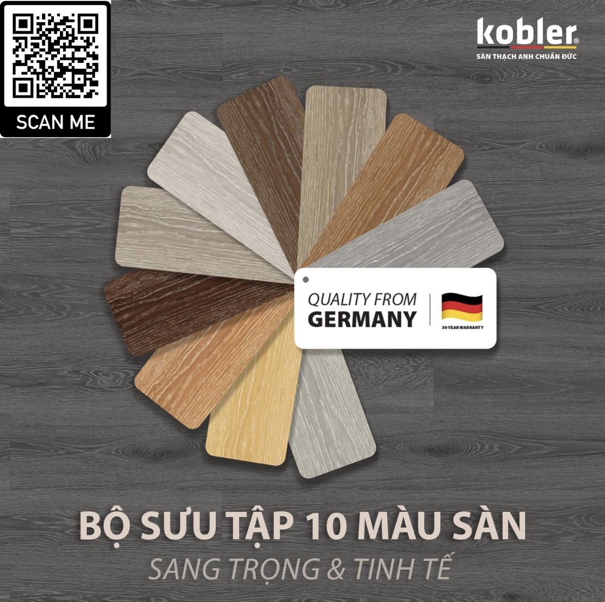 Khải Minh hân hạnh giới thiệu sản phẩm mới Sàn thạch anh chuẩn Đức-Kobler