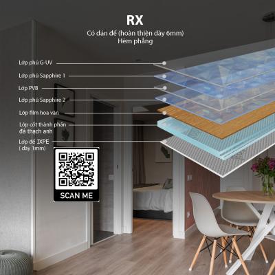 Kobler Ruby Xtreme RX-Sàn Thạch Anh Kobler-Dày 6mm-Hèm Phẳng