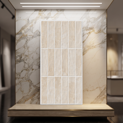 Gạch Novita Sorriso4804 Greige 40x80cm – Gạch Giả Thẻ Trang Trí Ốp Tường