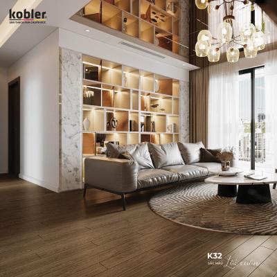 Sàn Kobler RX32 Ruby Xtreme 6mm – Hèm Phẳng, Vân Nâu Mộc Rustic French